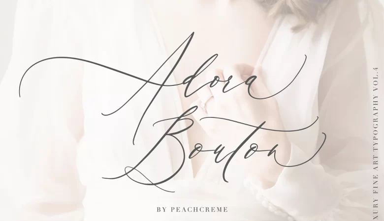 Adora Bouton Font
