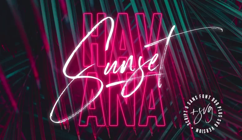 Havana Sunset Font