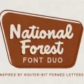 National Forest Font