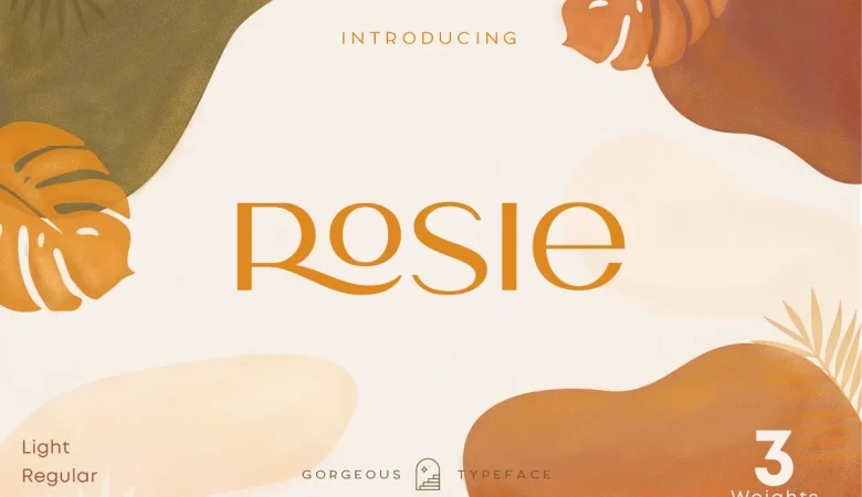 Rosie Sans Font