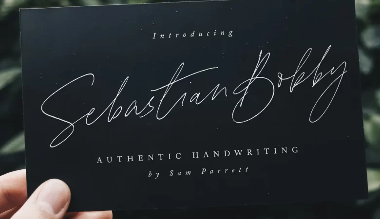 Sebastian Bobby Handwritten Font