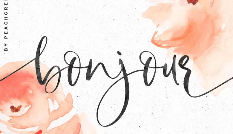 Bonjour Font