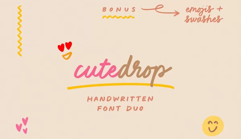 CuteDrop Font Duo