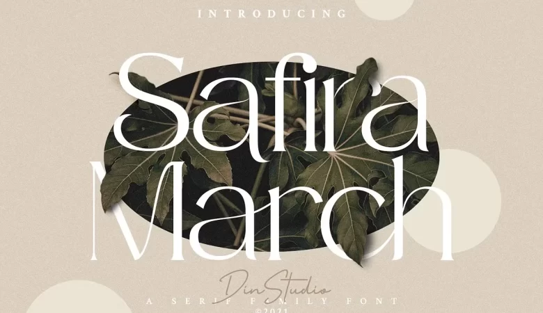 Safira March Font