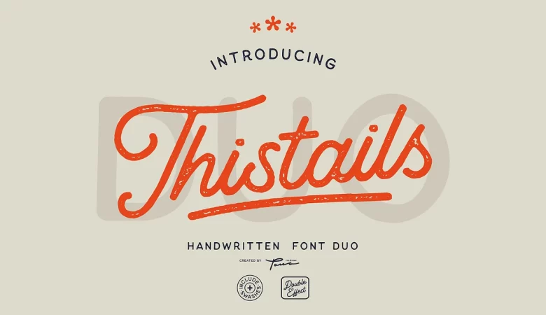 Thistails Font Duo