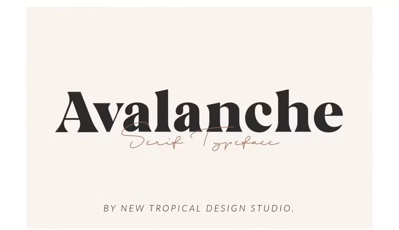 Avalanche Font