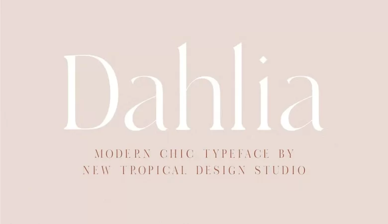Dahlia Font