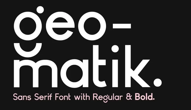 Geomatik Font