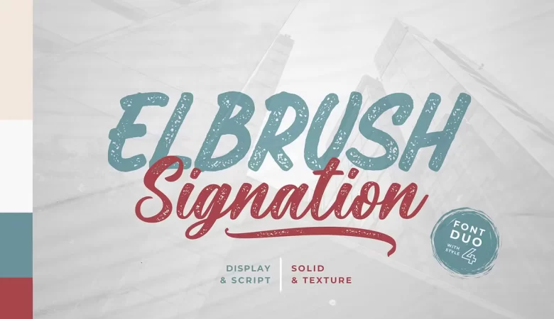 Elbrush Signation Font