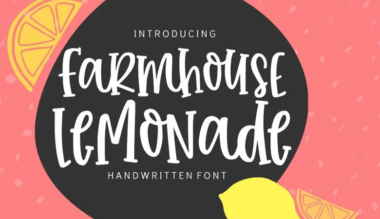 Farmhouse Lemonade Font