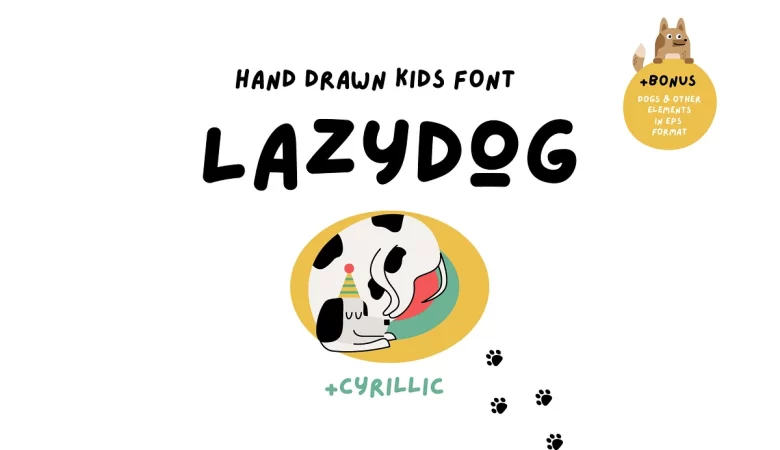 Lazydog Font