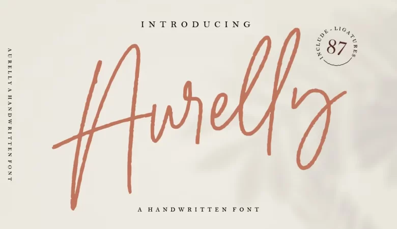 Aurelly Signature Font