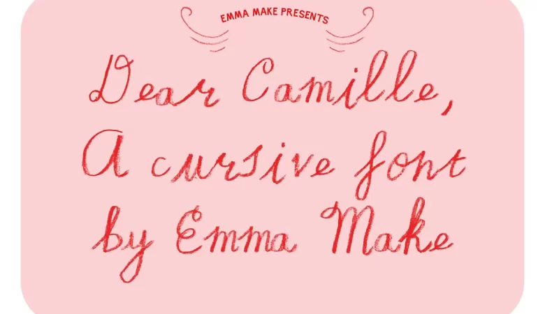 Dear Camille Font