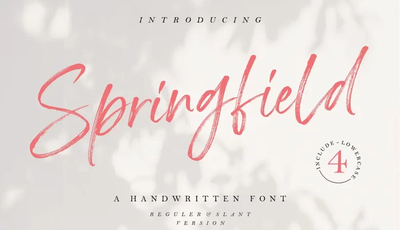 Springfield Font