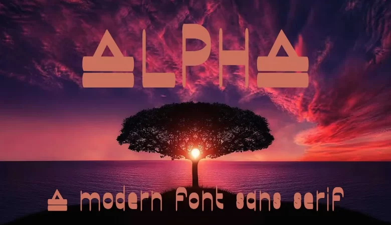 Alpha Font