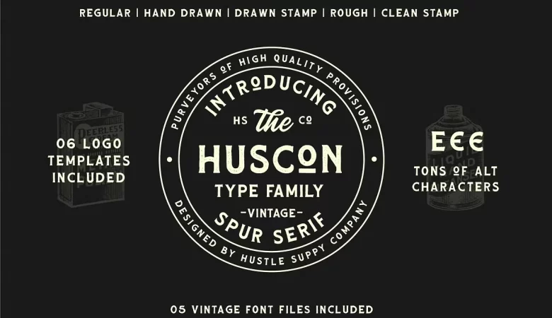 Huscon Font