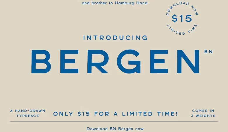 BN Bergen Font
