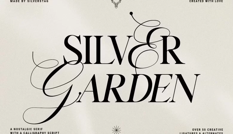 Silver Garden Font