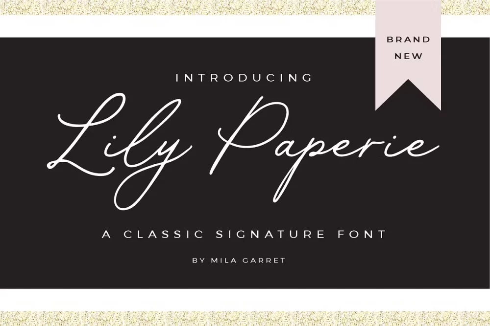 Lily Paperie Font
