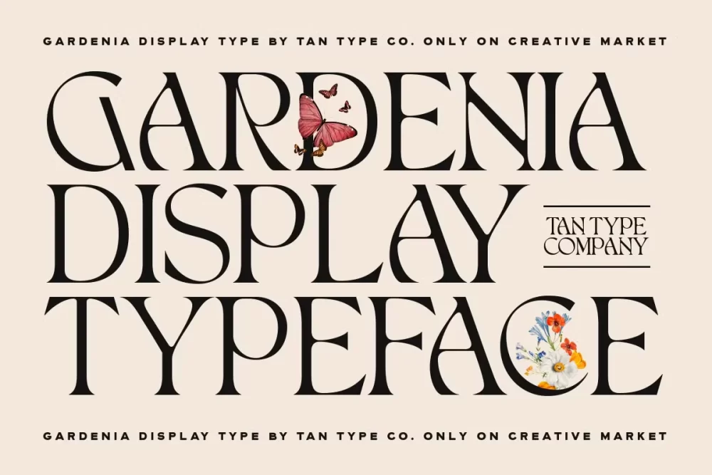 TAN - GARDENIA Font