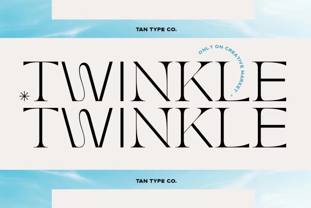 TAN - TWINKLE Font Free Download | Fontelement.com TAN - TWINKLE Font