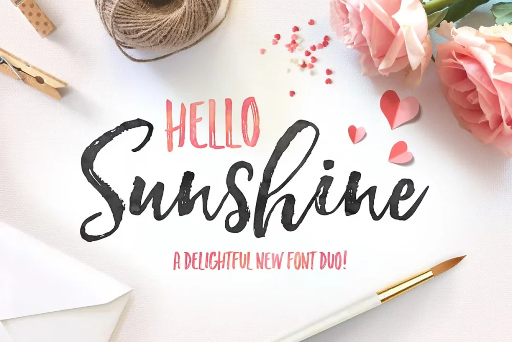 Hello Sunshine Font