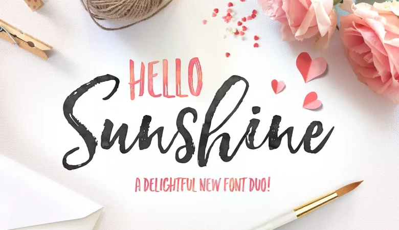Hello Sunshine Font