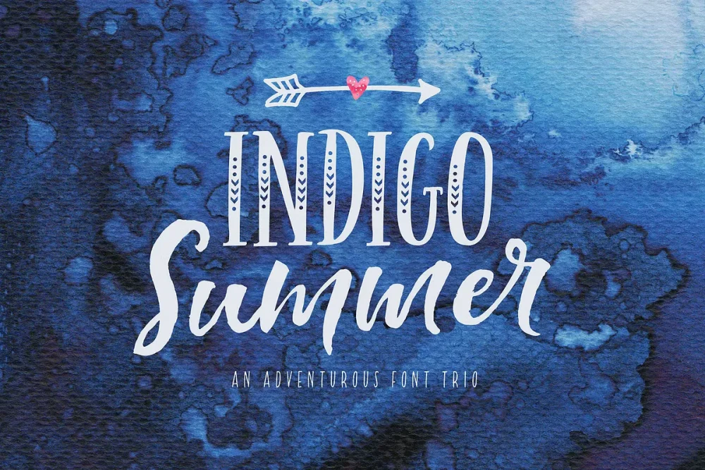 Indigo Summer Font