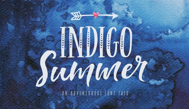 Indigo Summer Font