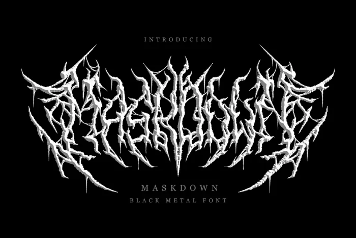 Maskdown Font