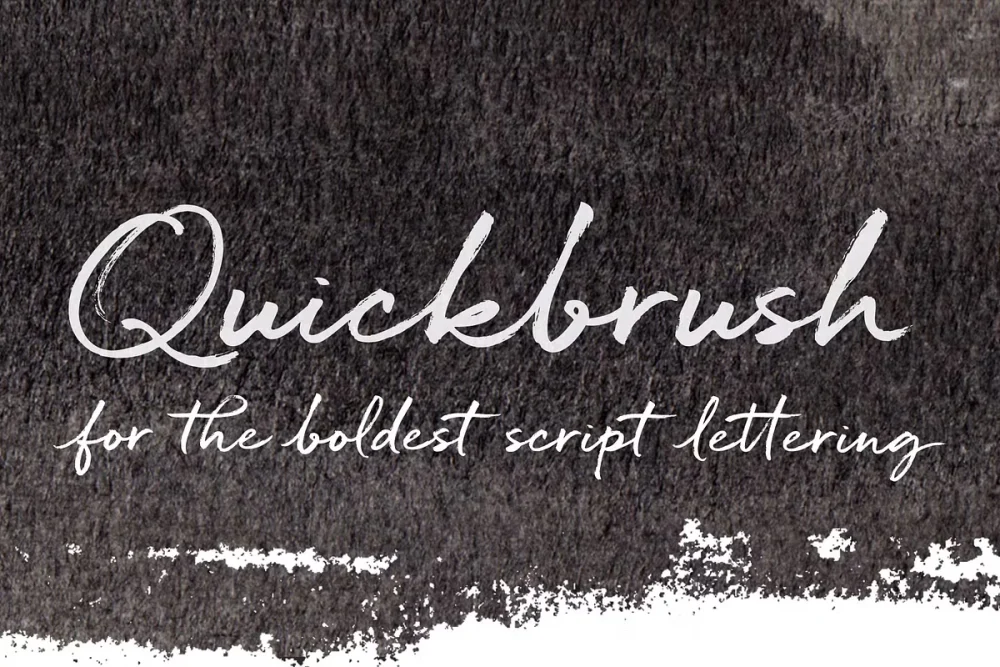 Quickbrush Font Free Download | Fontelement.com Quickbrush Font