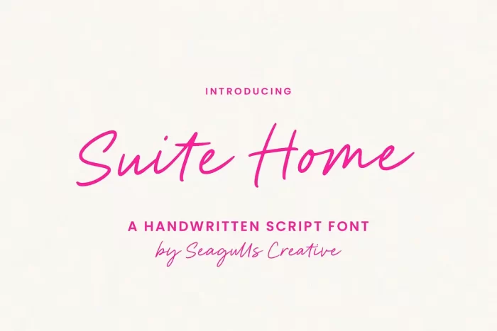 Suite Home Font