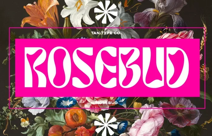 Tan Rosebud Font