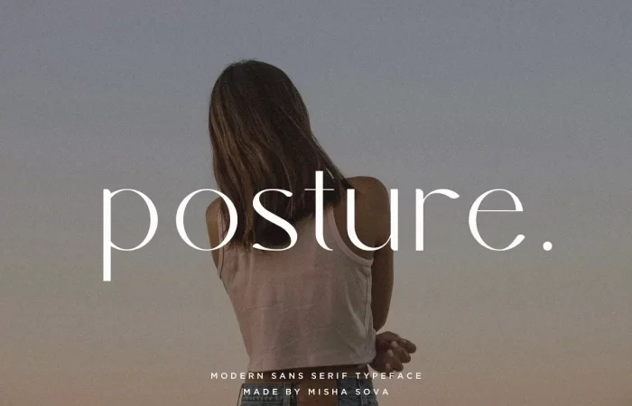 Posture Font