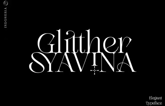 Glitther Syavina Font