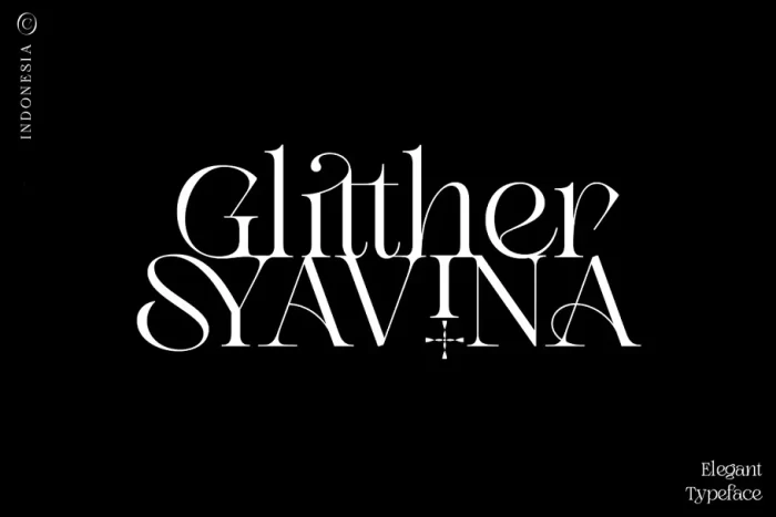 Glitther Syavina Font