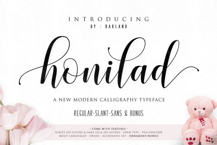Honilad Script Font