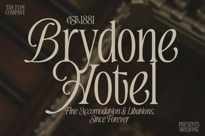 TAN - BRYDONE Font