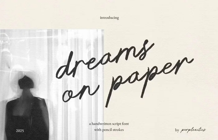 Dreams On Paper Font