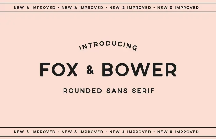 Fox and Bower Font