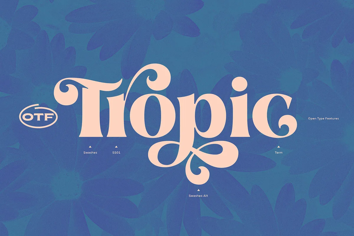 Aprila font alphabet, numbers and glyphs