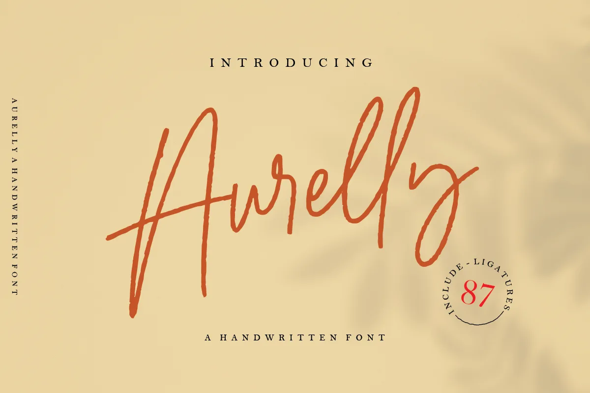 Aurelly Signature Font Free Download | Fontelement.com Aurelly Signature font detail preview