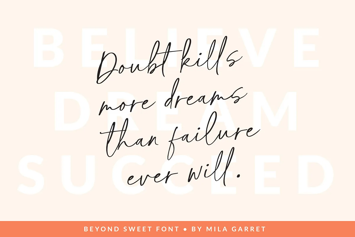 Beyond Sweet Font Free Download | Fontelement.com Beyond Sweet font alphabet, numbers and glyphs