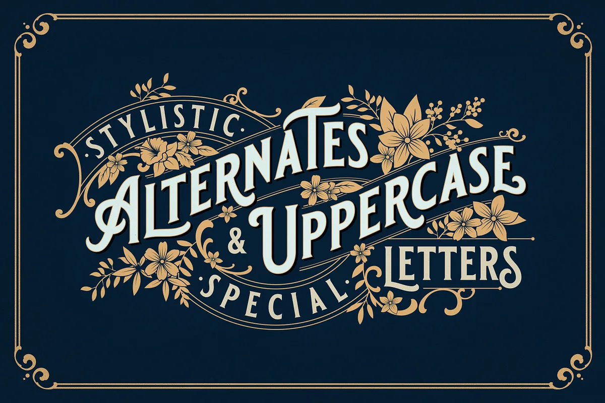 Blackriver font style preview