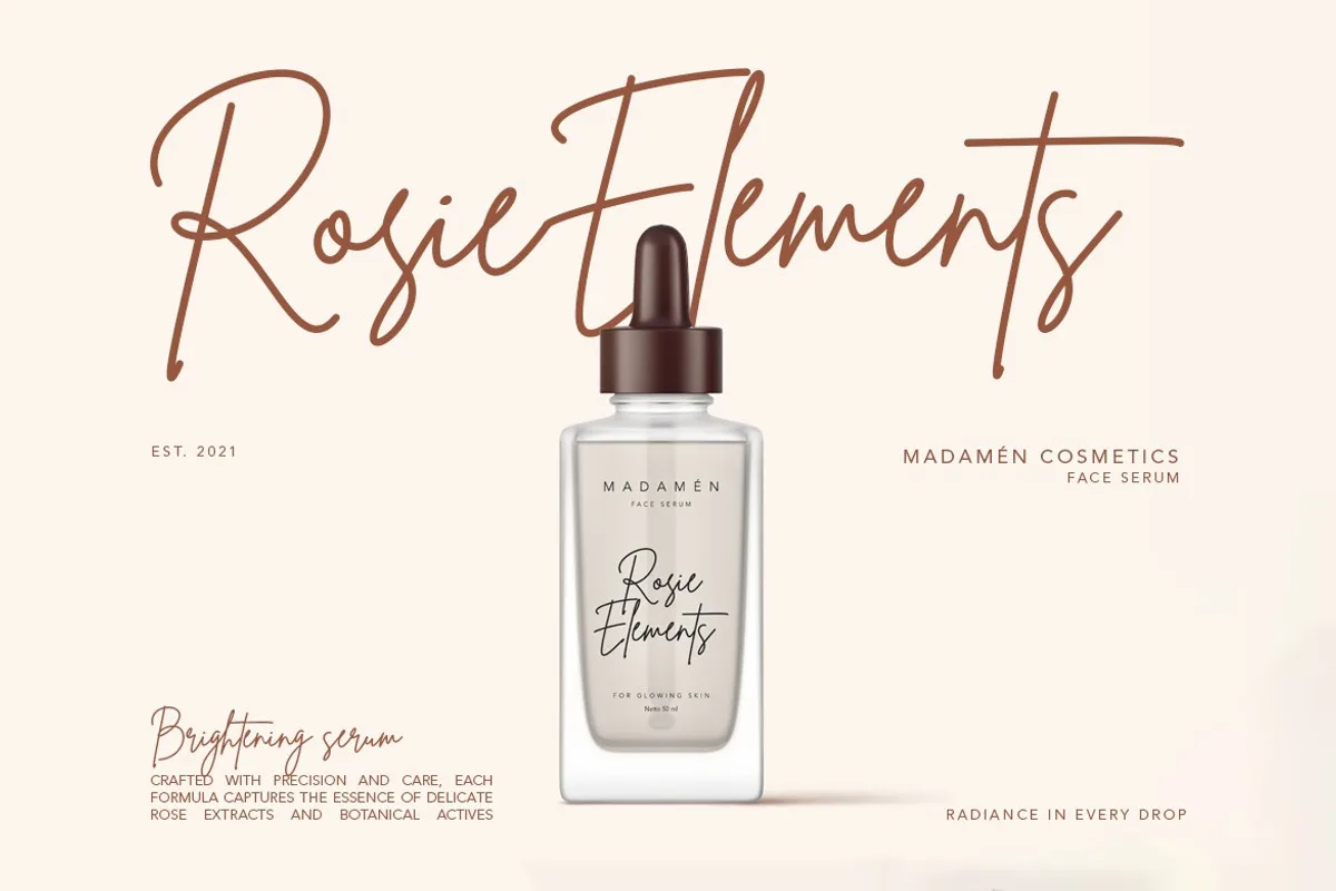 Brittany Signature font preview — sample text