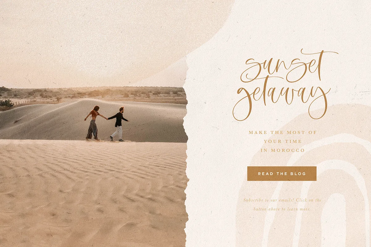 Canyonlands font preview — sample text
