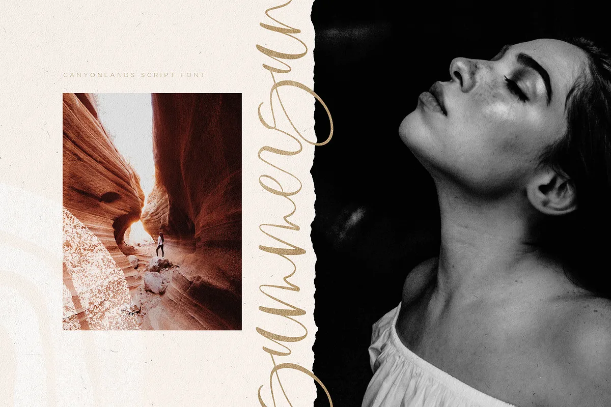 Canyonlands font style preview