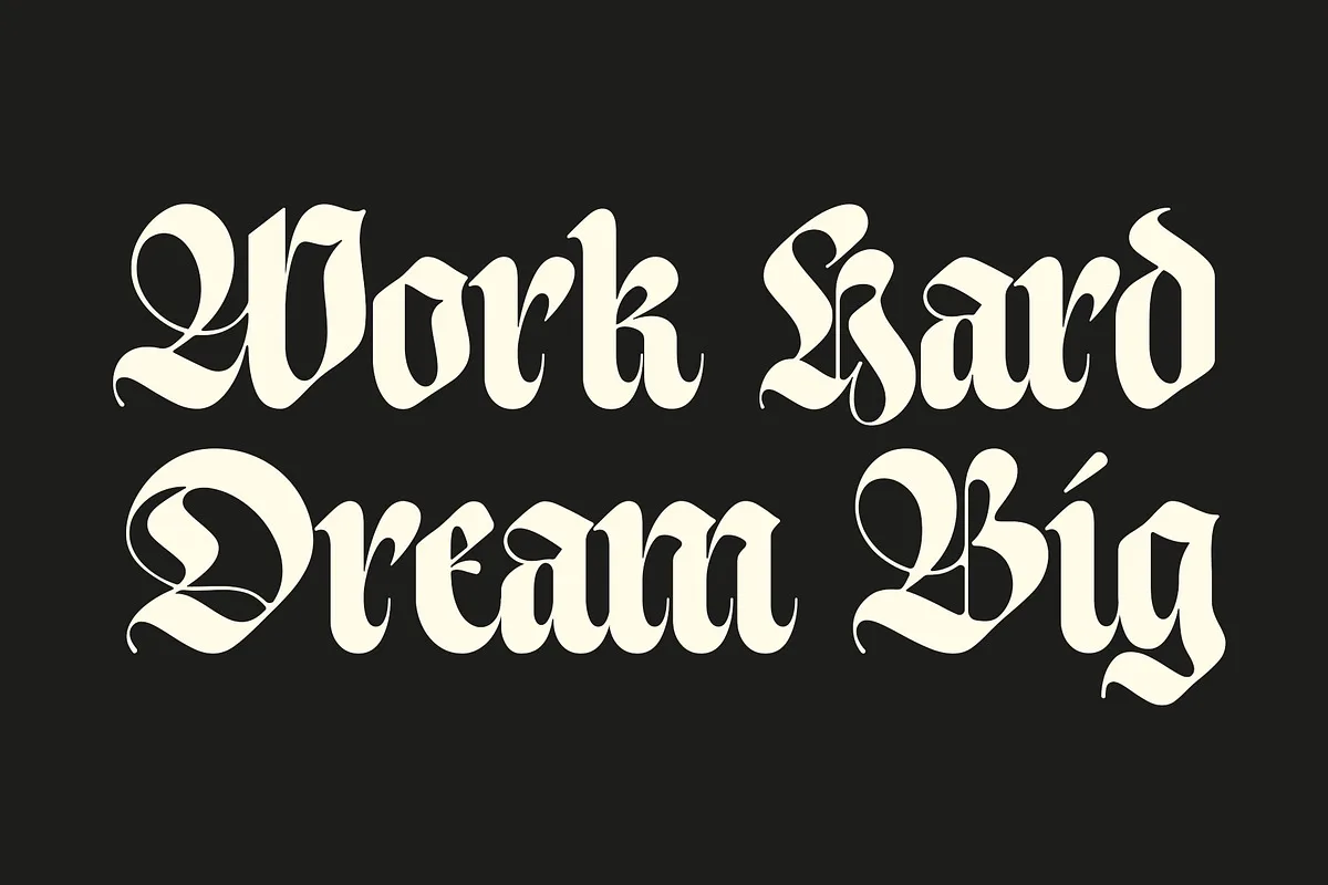 ED Bathurst font style preview