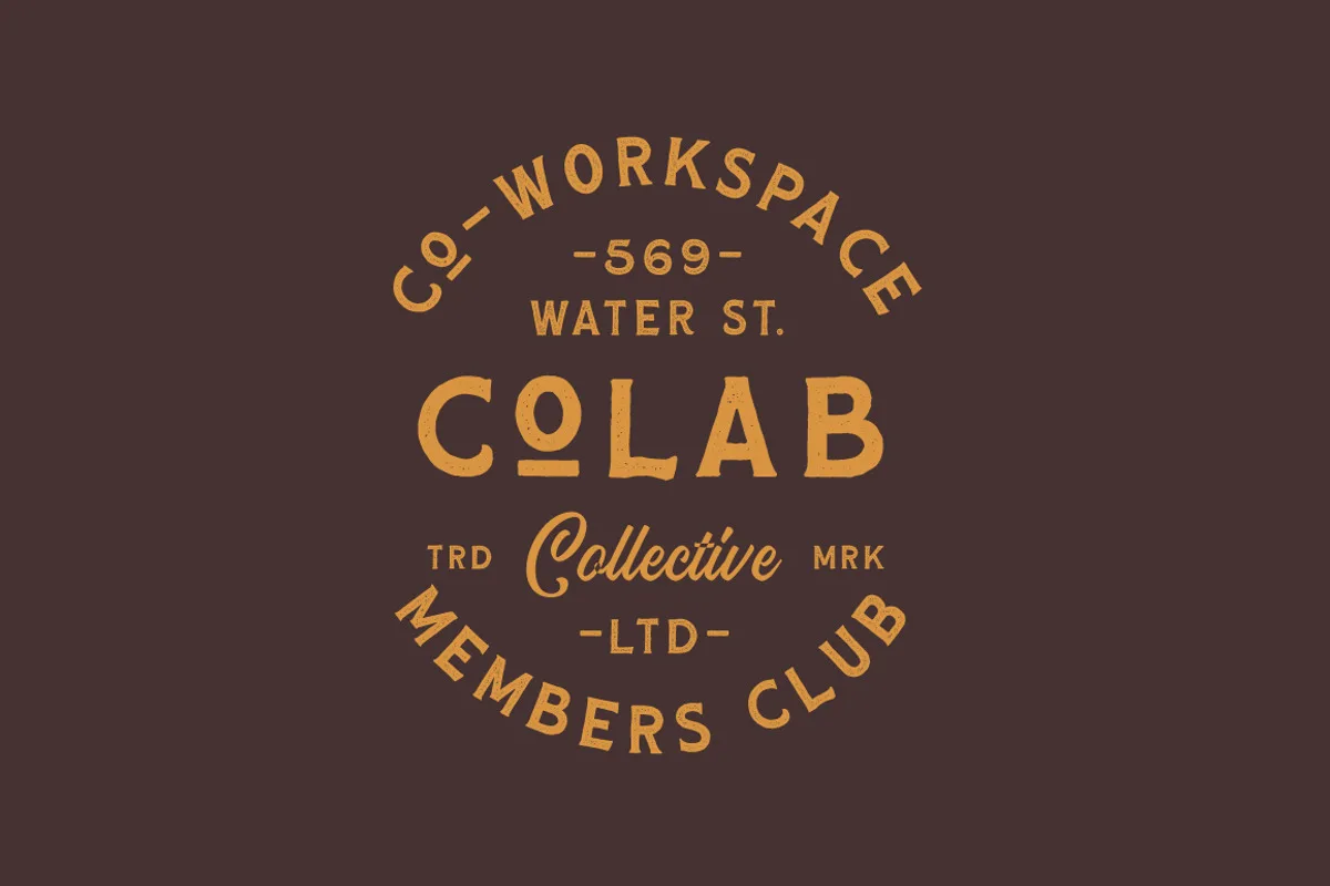 Huscon font preview — sample text