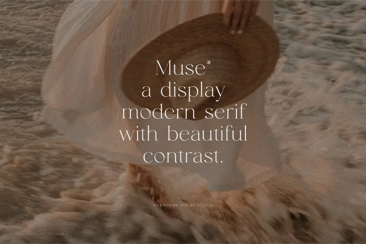 HV Muse font style preview